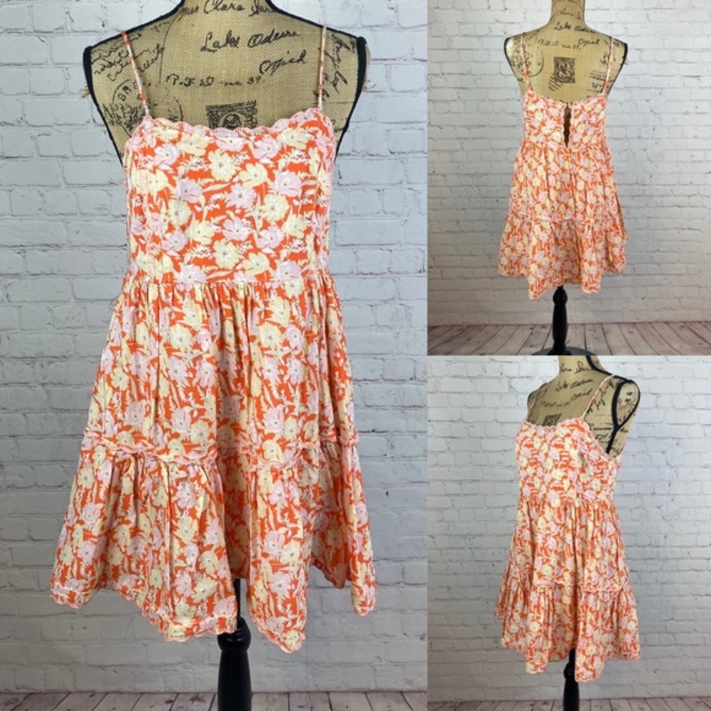 Urban Outfitters Floral Tiered Dress
